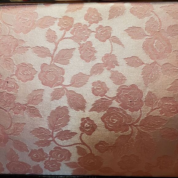 Original Glenda Gies Pink Rose Handbag Purse with Square Latch - Picture 15 of 15